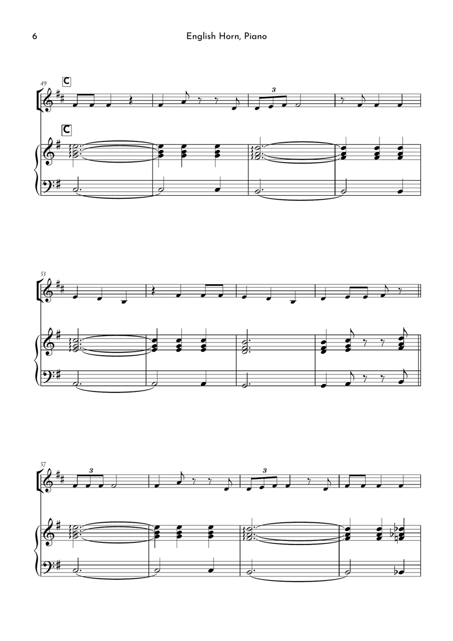 If I Ain't Got You If I Ain't Got You English Horn scores gallery preview page 6