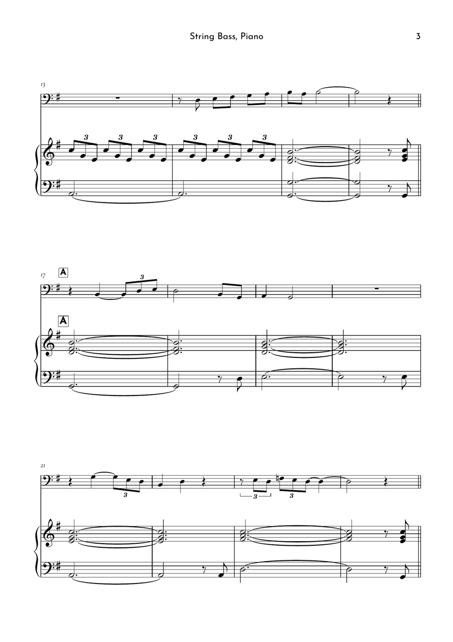 If I Ain't Got You If I Ain't Got You Double Bass scores gallery preview page 3
