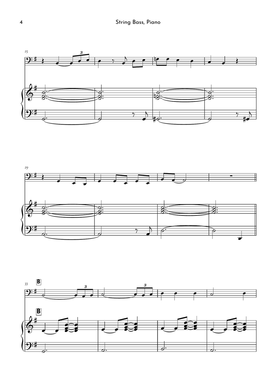 If I Ain't Got You If I Ain't Got You Double Bass scores gallery preview page 4