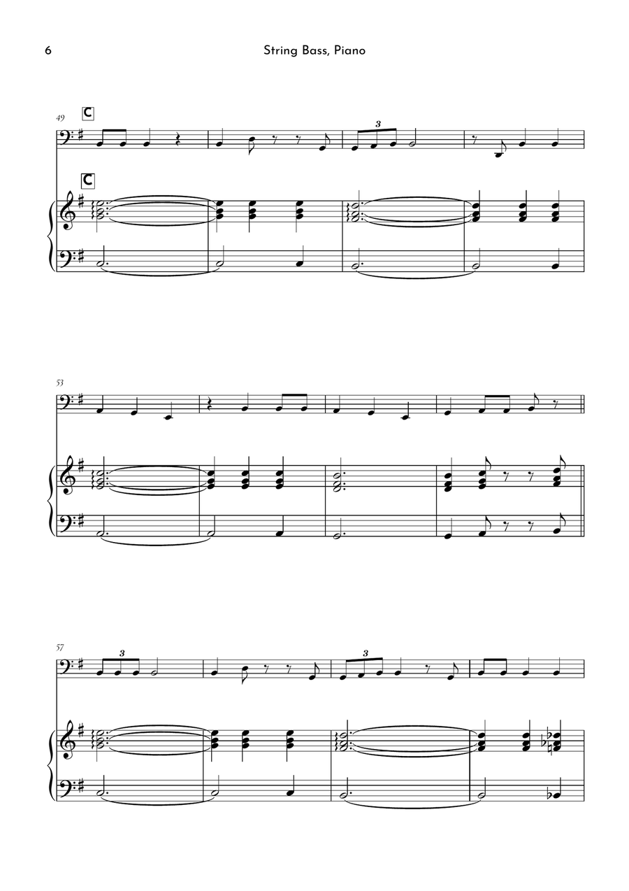 If I Ain't Got You If I Ain't Got You Double Bass scores gallery preview page 6