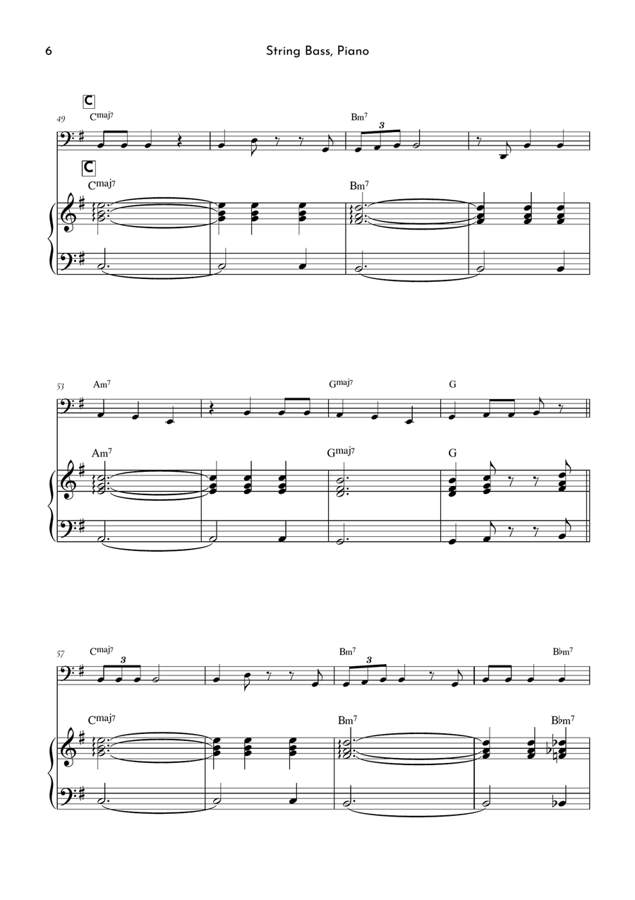 If I Ain't Got You If I Ain't Got You Double Bass scores gallery preview page 6