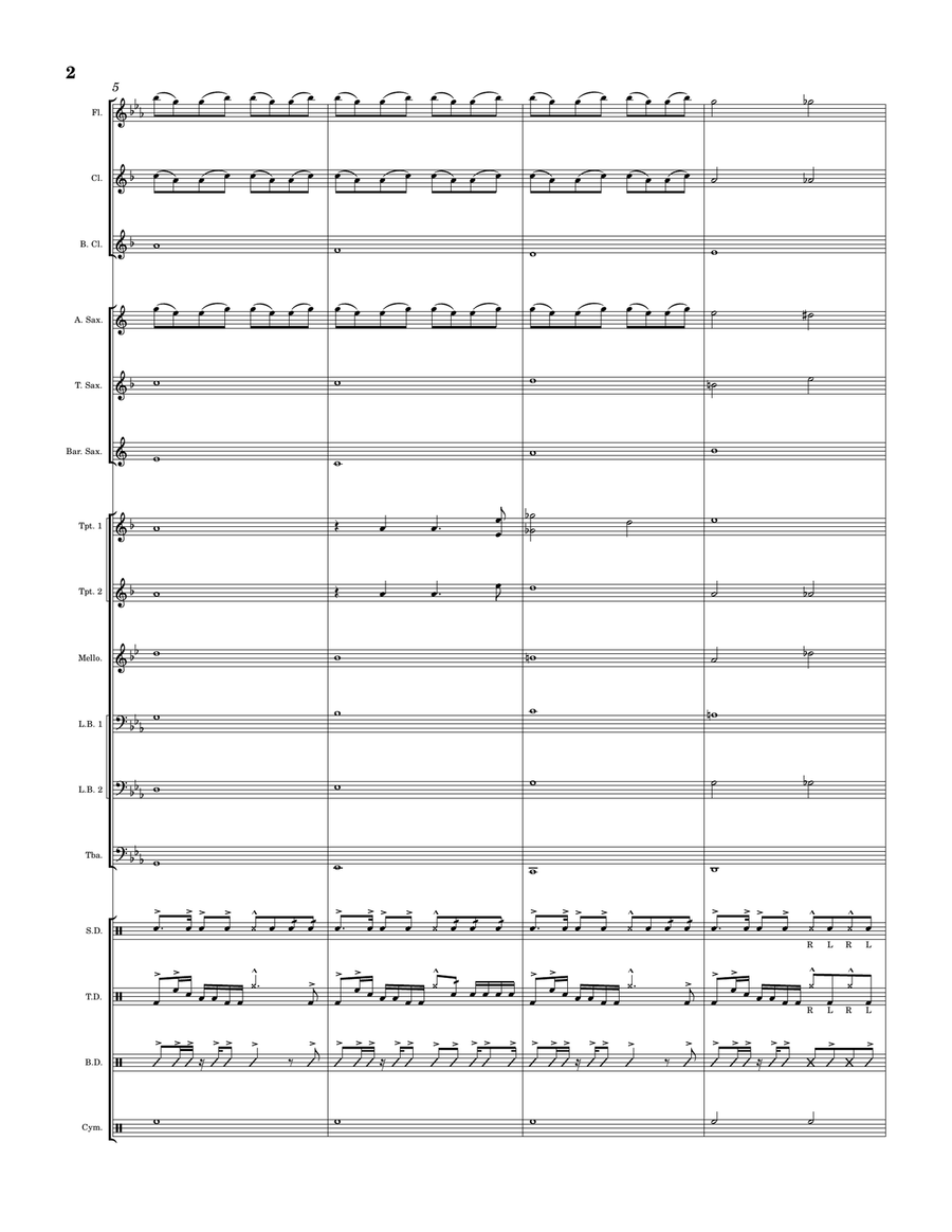 Avengers: Endgame Avengers: Endgame Marching Band scores gallery preview page 2