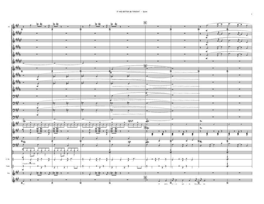 It Had Better Be Tonight It Had Better Be Tonight Jazz Ensemble scores gallery preview page 3