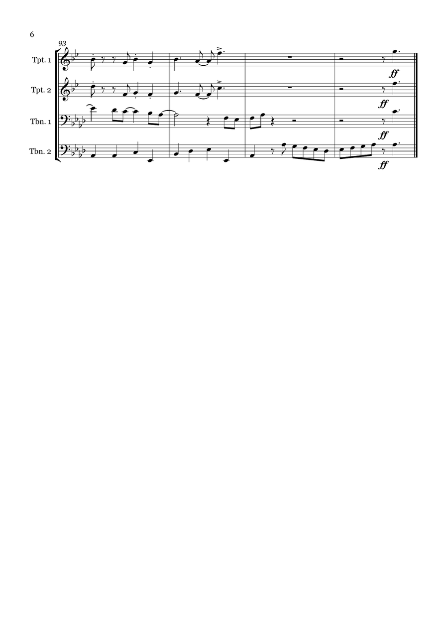Beyond The Sea Beyond The Sea Brass Quartet scores gallery preview page 6