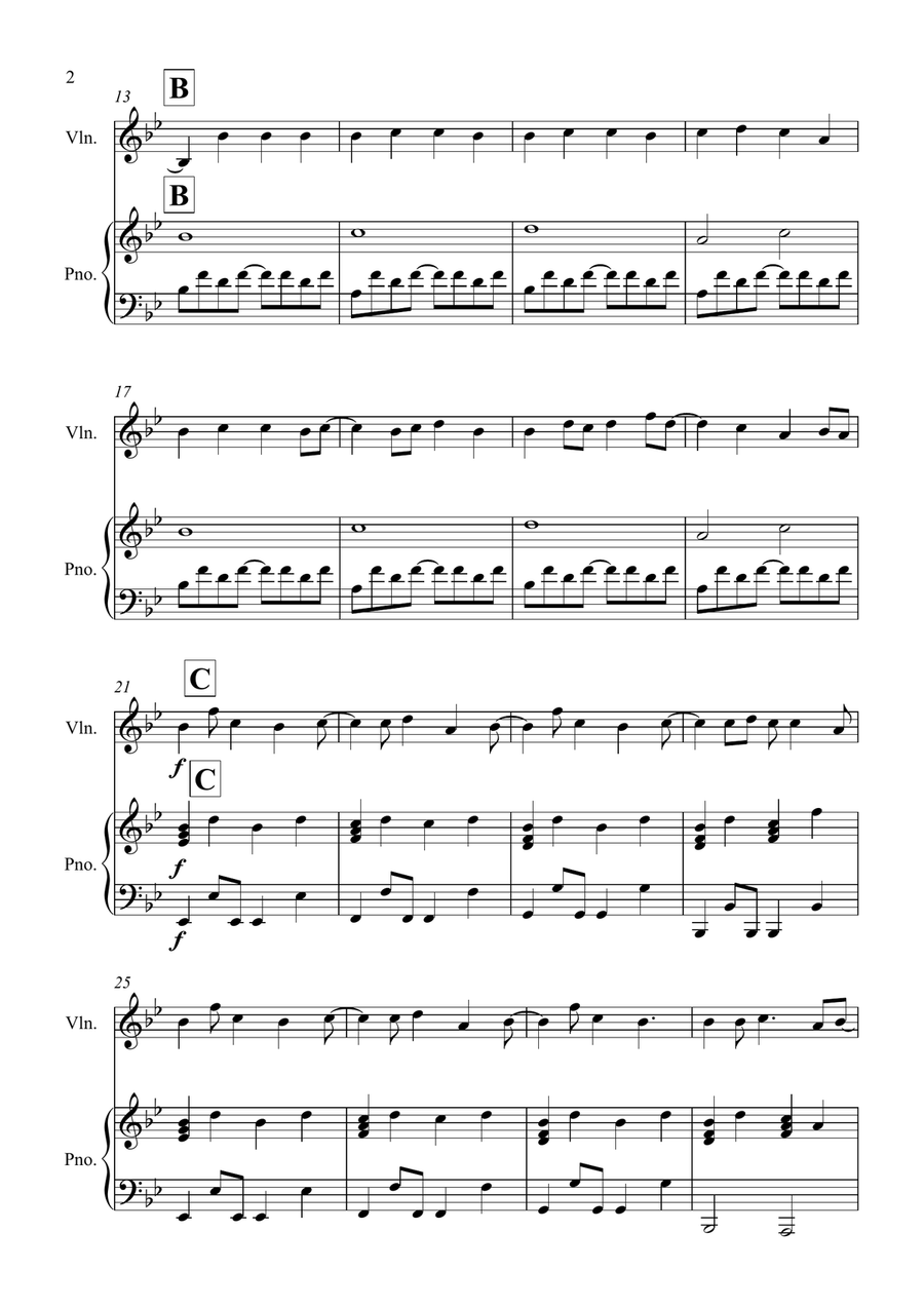 How To Save A Life Violin Solo scores gallery preview page 2