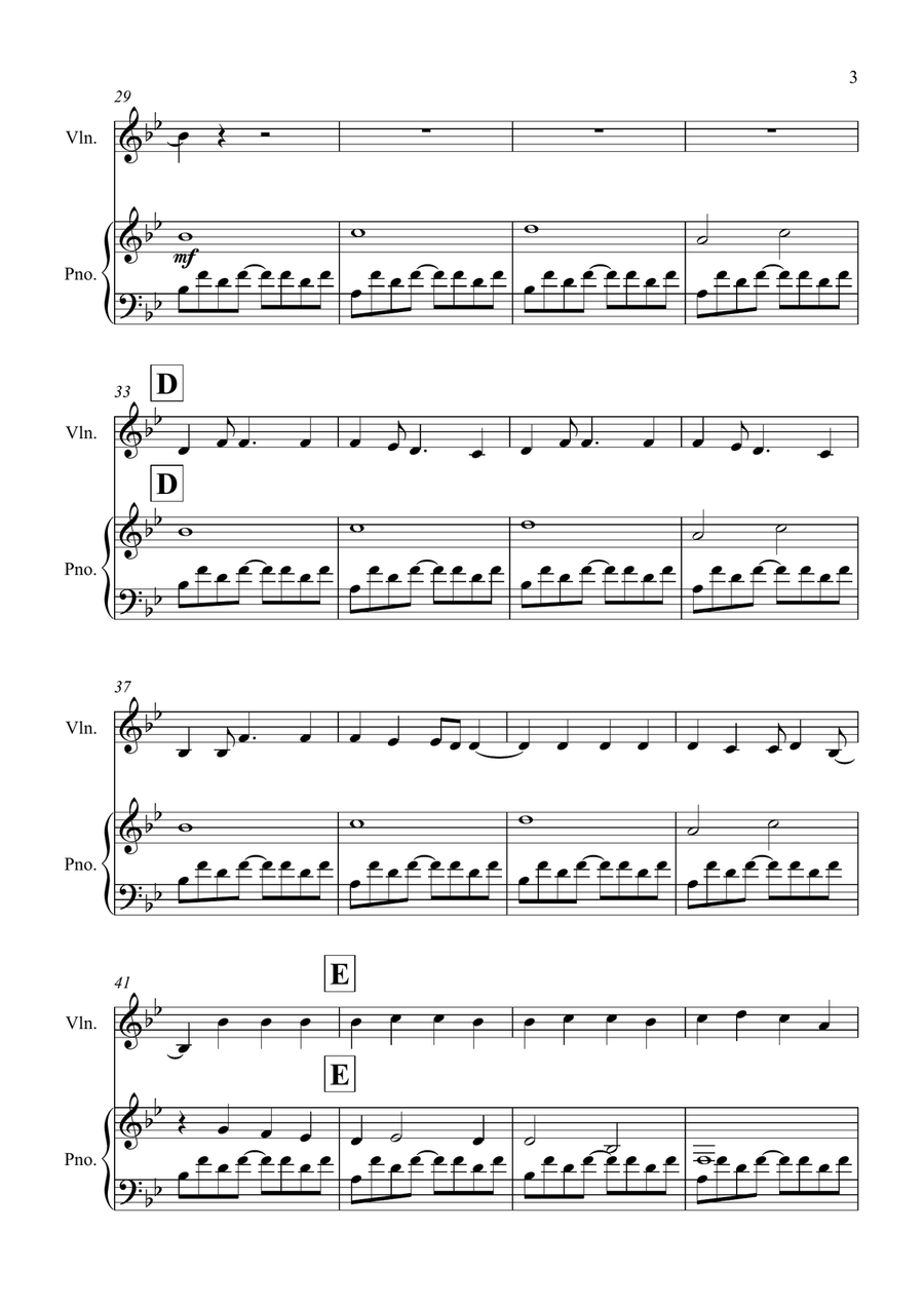 How To Save A Life Violin Solo scores gallery preview page 3