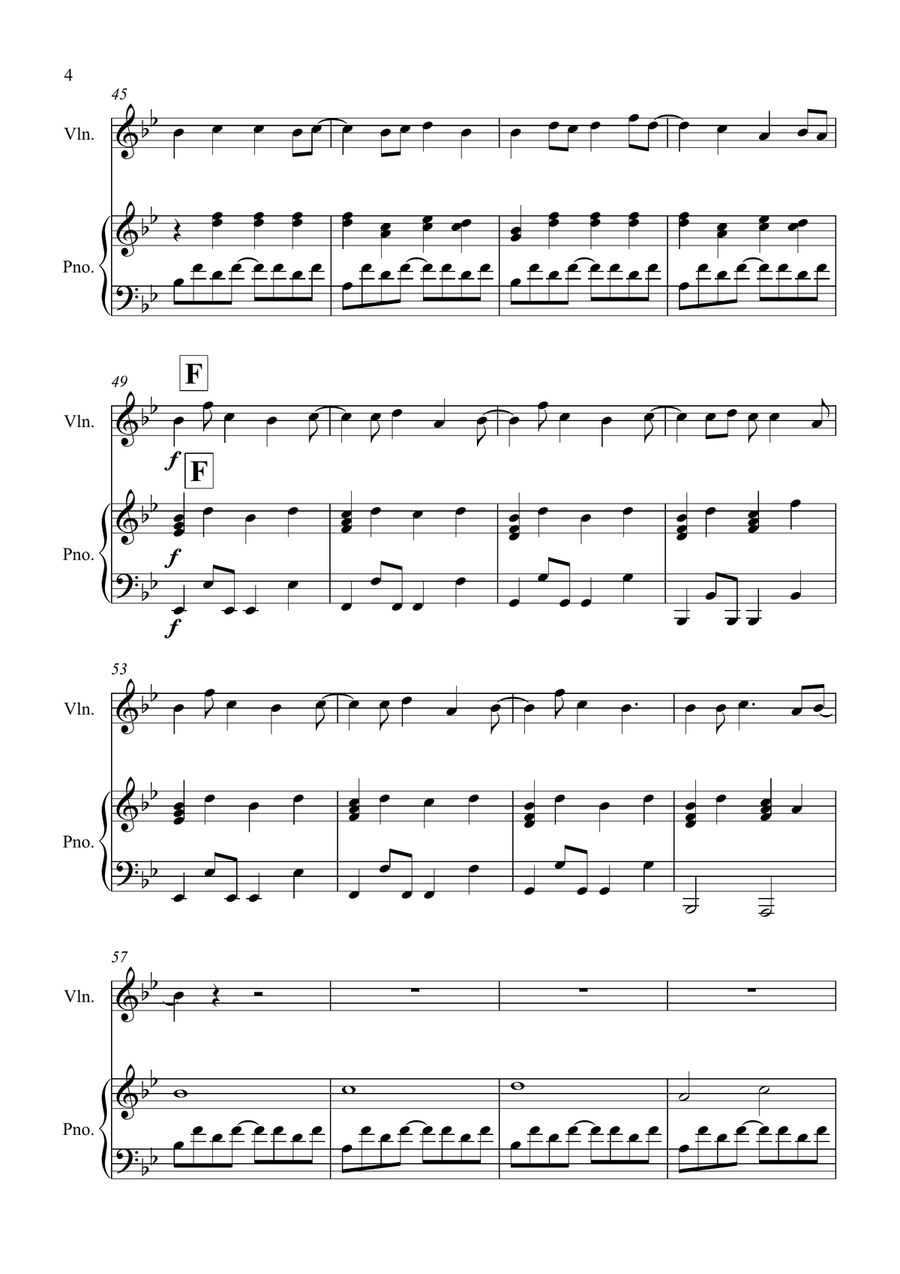 How To Save A Life Violin Solo scores gallery preview page 4