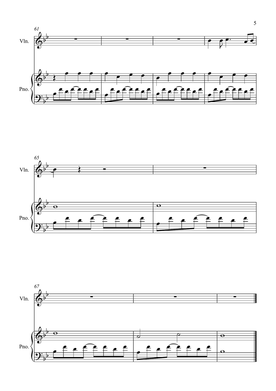 How To Save A Life Violin Solo scores gallery preview page 5