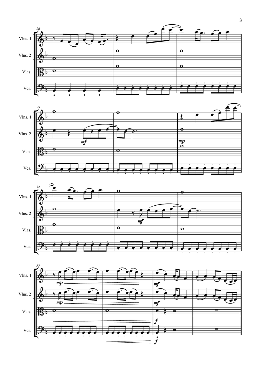 Counting Stars Counting Stars Chamber Music scores gallery preview page 3