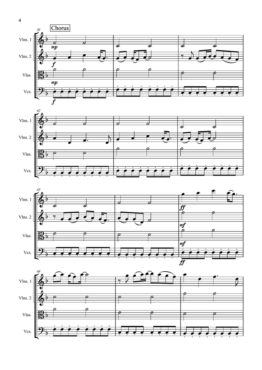 Counting Stars Counting Stars Chamber Music scores gallery preview page 4