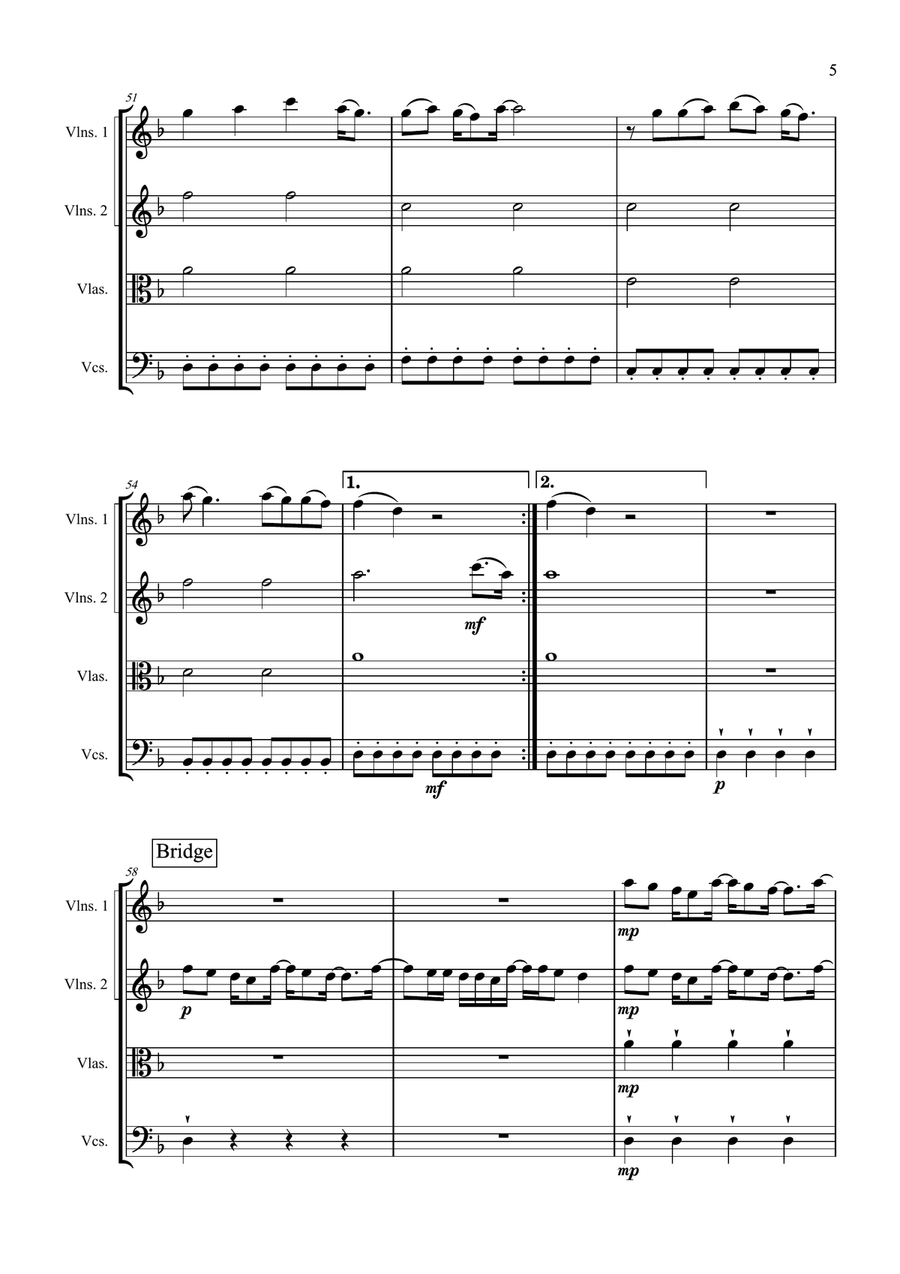 Counting Stars Counting Stars Chamber Music scores gallery preview page 5