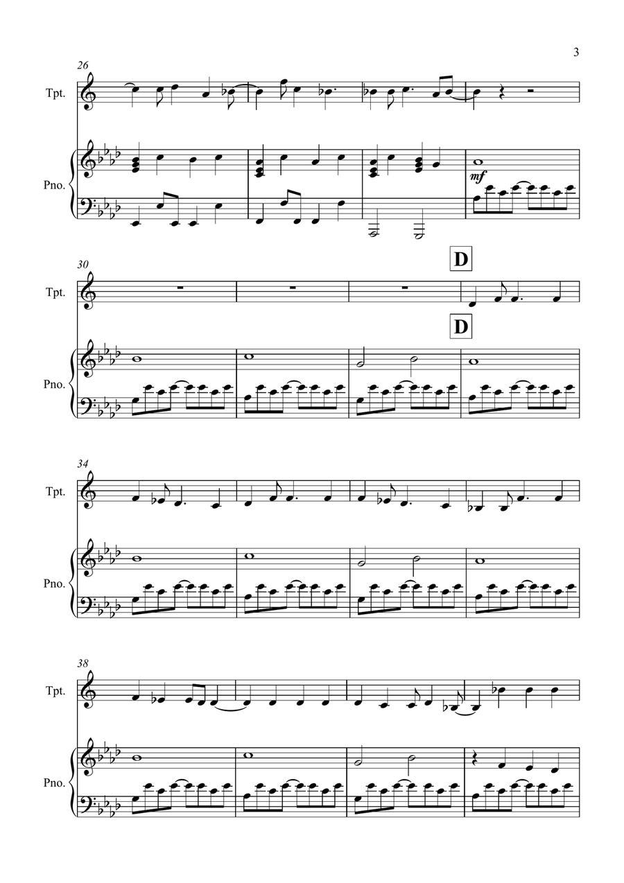 How To Save A Life How To Save A Life Trumpet Solo scores gallery preview page 3