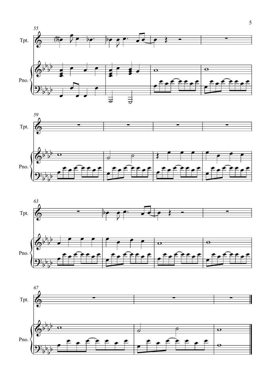 How To Save A Life How To Save A Life Trumpet Solo scores gallery preview page 5