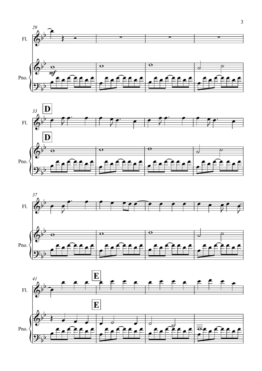 How To Save A Life How To Save A Life Flute Solo scores gallery preview page 3