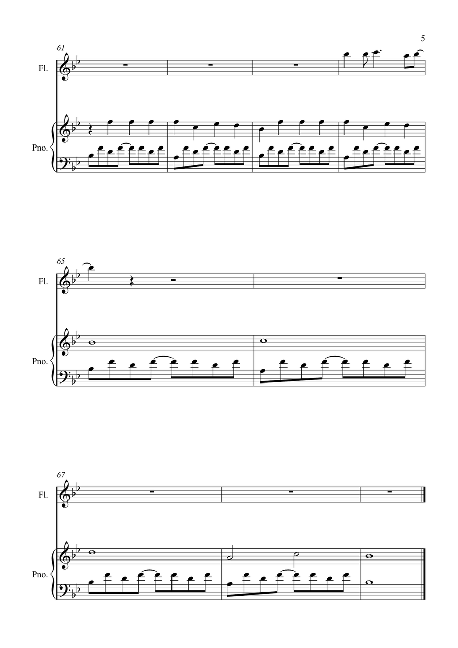 How To Save A Life How To Save A Life Flute Solo scores gallery preview page 5