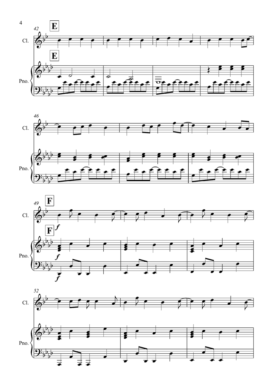 How To Save A Life How To Save A Life Clarinet Solo scores gallery preview page 4