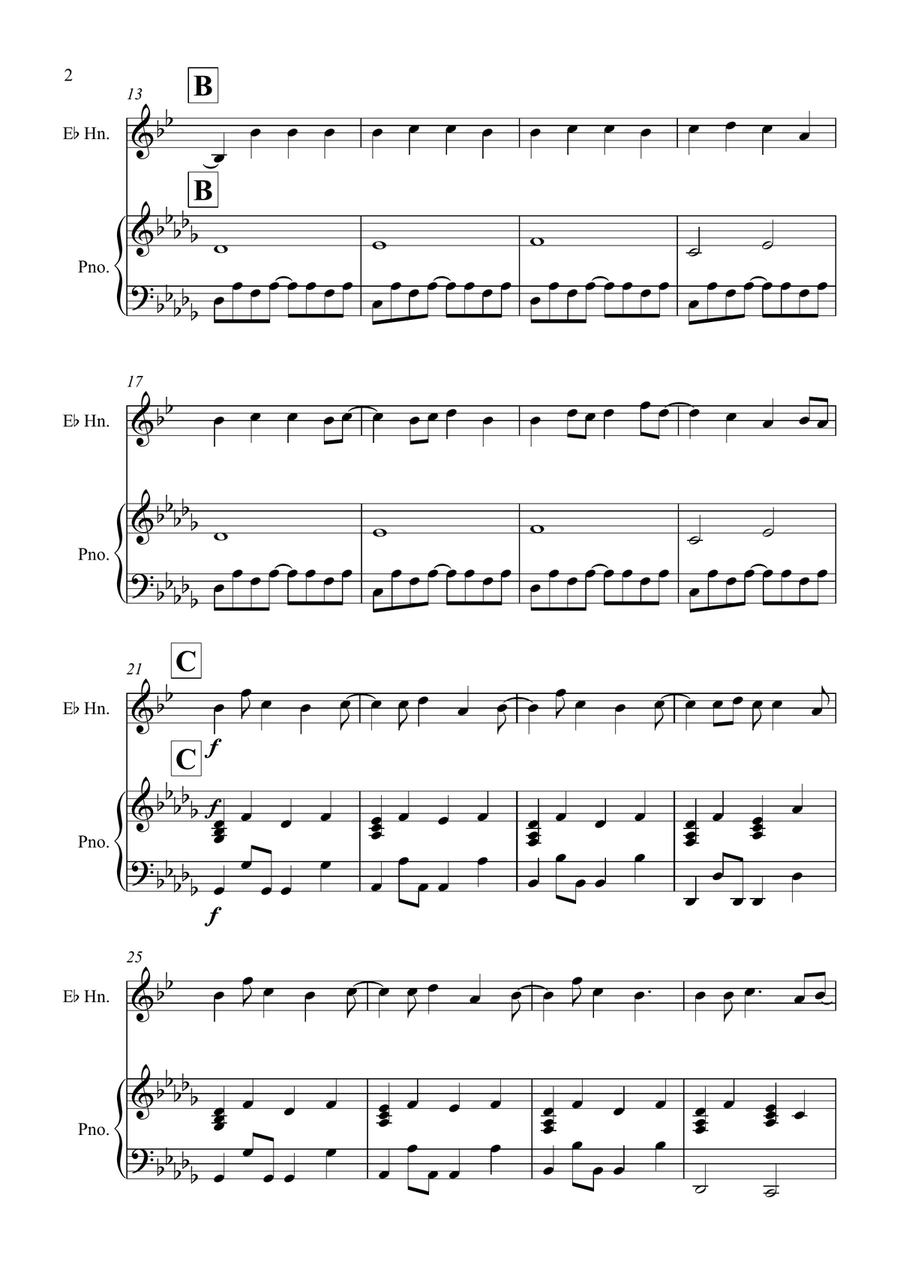 How To Save A Life How To Save A Life Horn scores gallery preview page 2