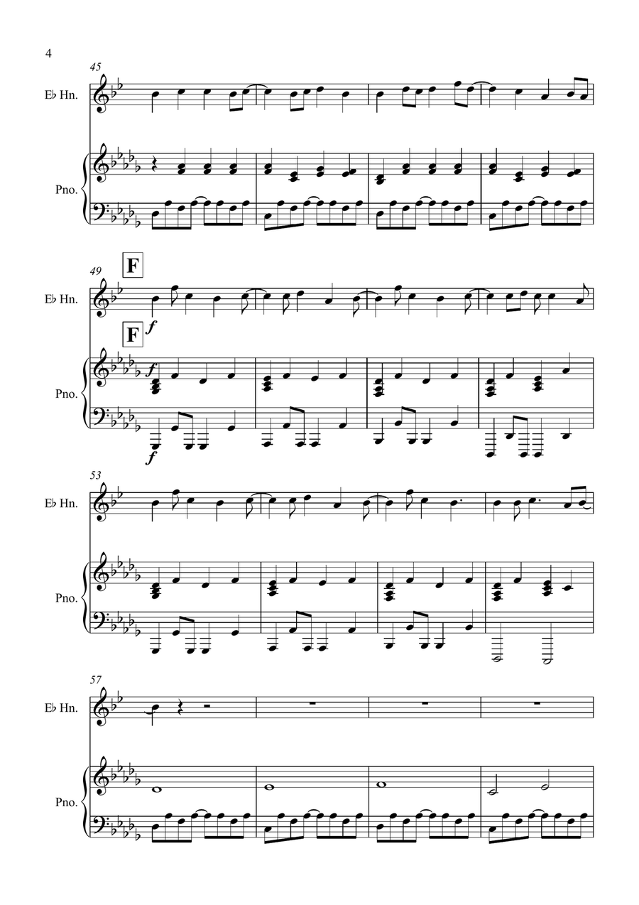 How To Save A Life How To Save A Life Horn scores gallery preview page 4