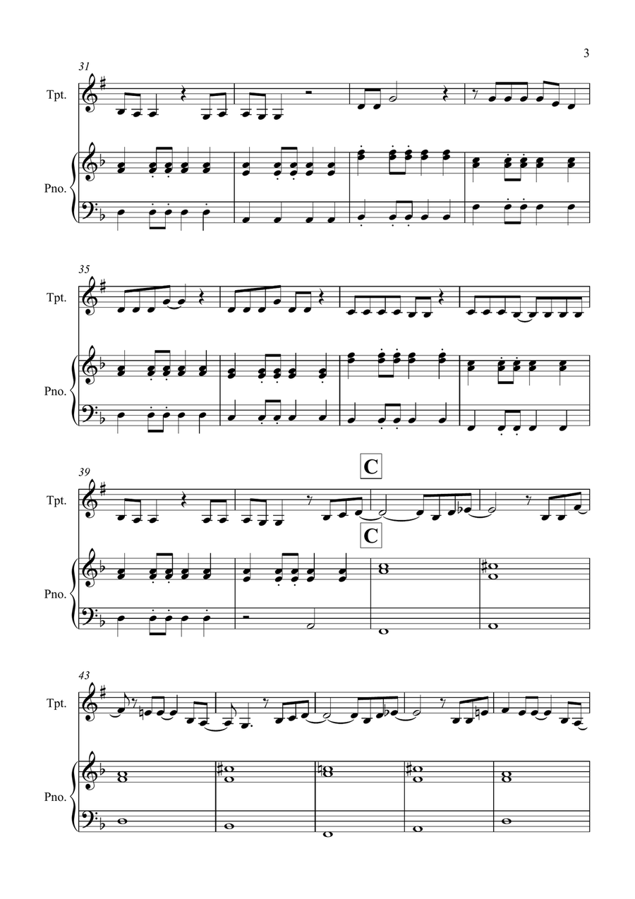 High Hopes High Hopes Trumpet Solo scores gallery preview page 3