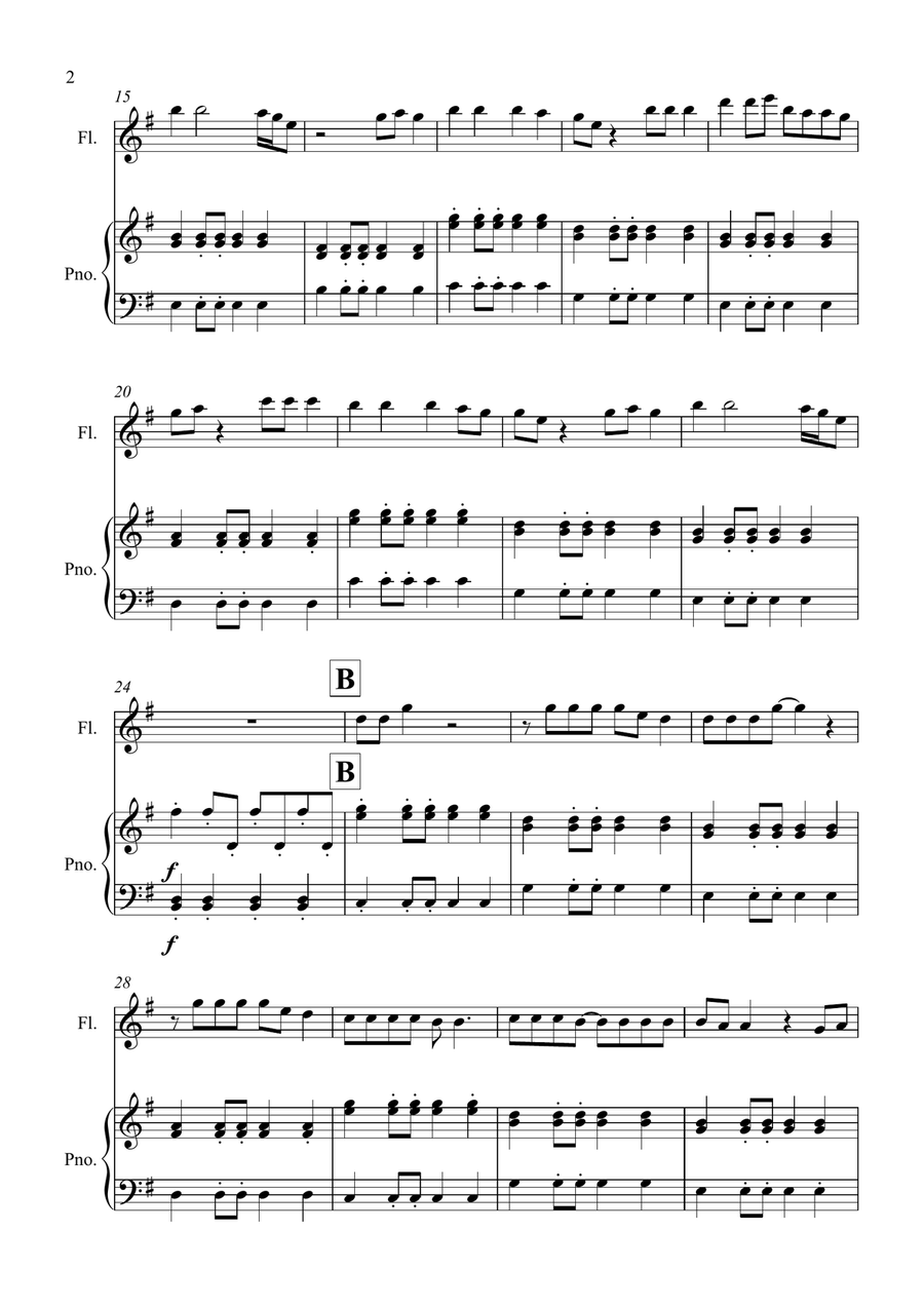 High Hopes High Hopes Flute Solo scores gallery preview page 2
