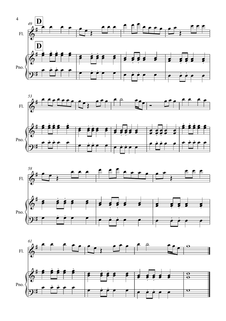 High Hopes High Hopes Flute Solo scores gallery preview page 4