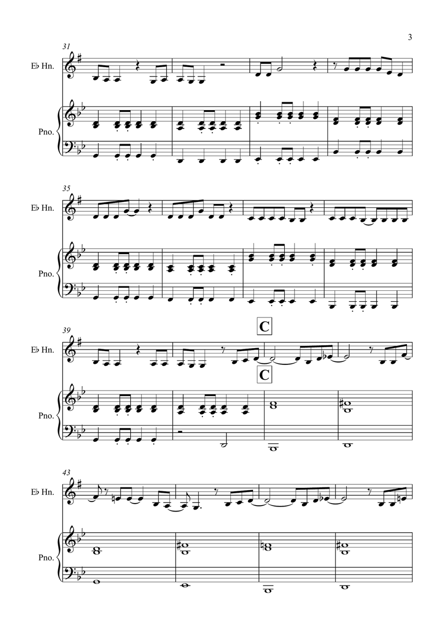 High Hopes High Hopes Horn scores gallery preview page 3