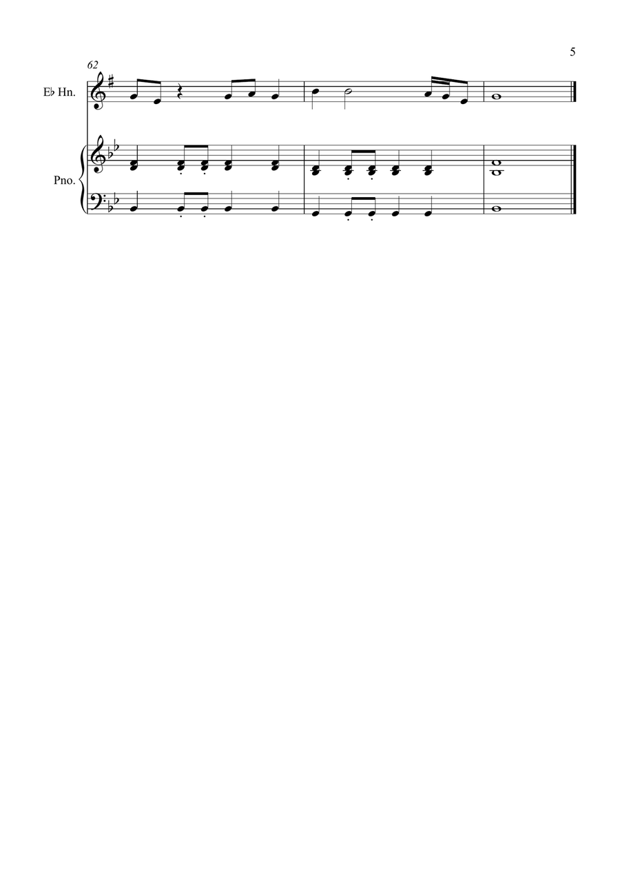 High Hopes High Hopes Horn scores gallery preview page 5