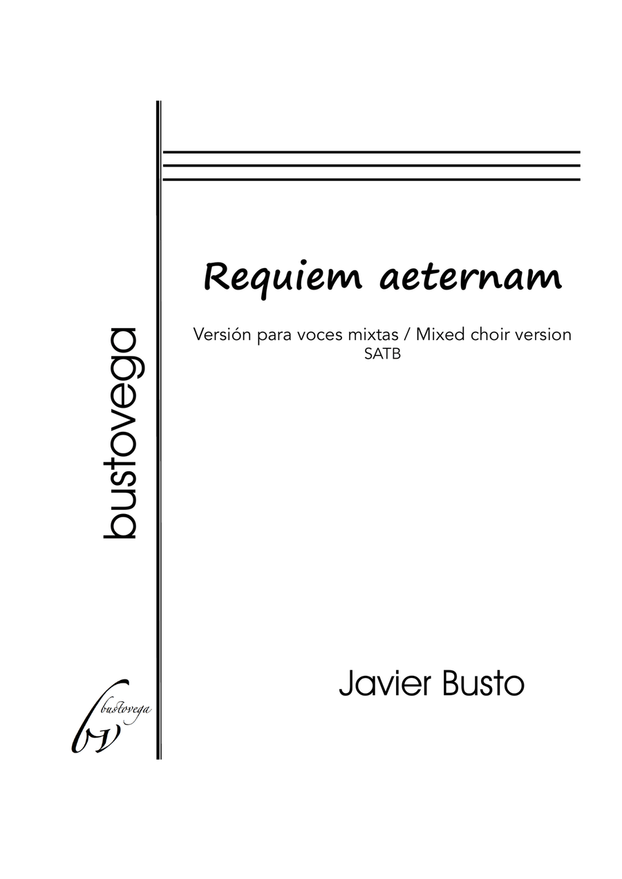 REQUIEM AETERNAM REQUIEM AETERNAM 4-Part scores gallery preview page 1