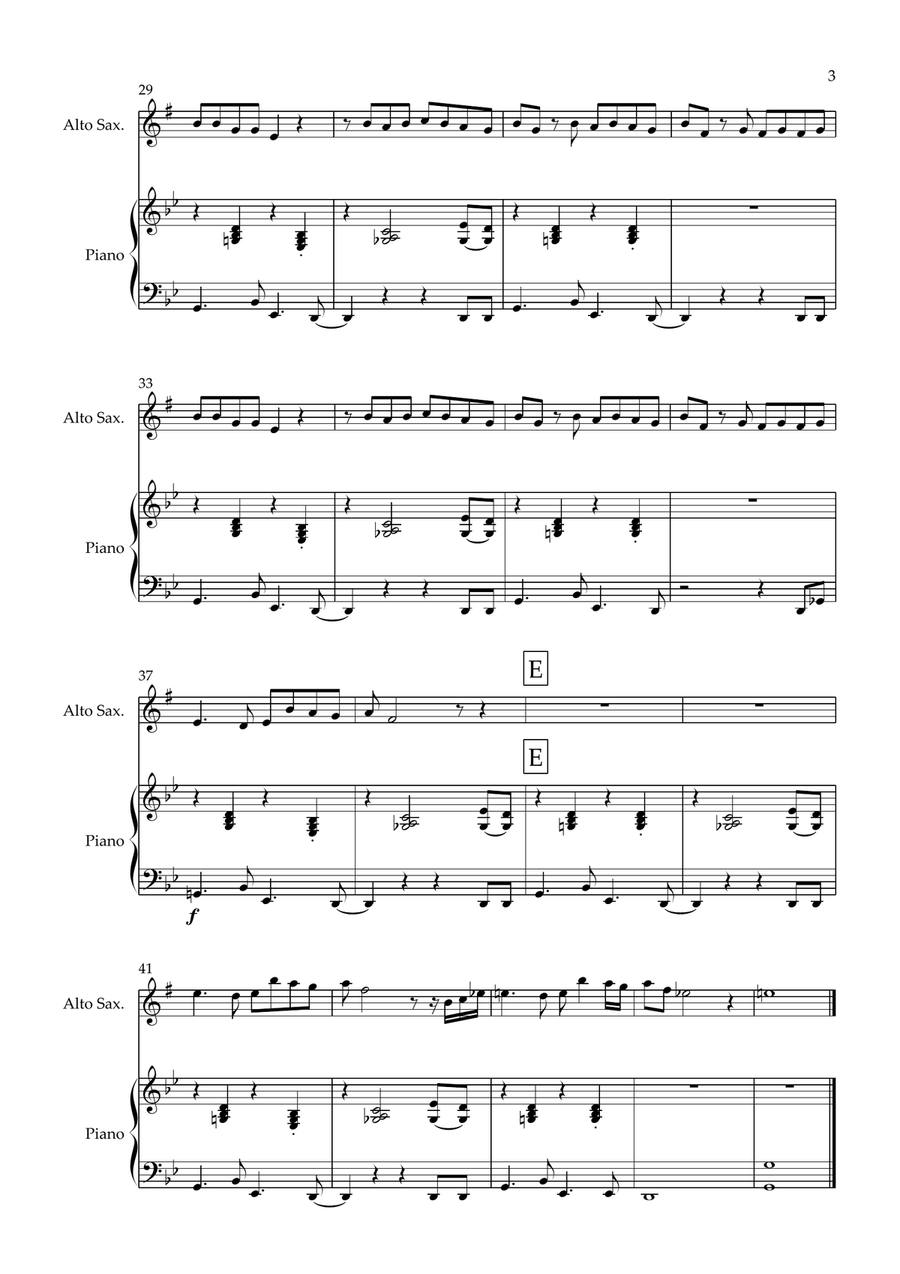 Havana Havana Alto Saxophone scores gallery preview page 3