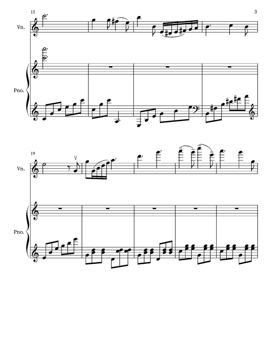 O Holy Night O Holy Night Violin Solo scores gallery preview page 3