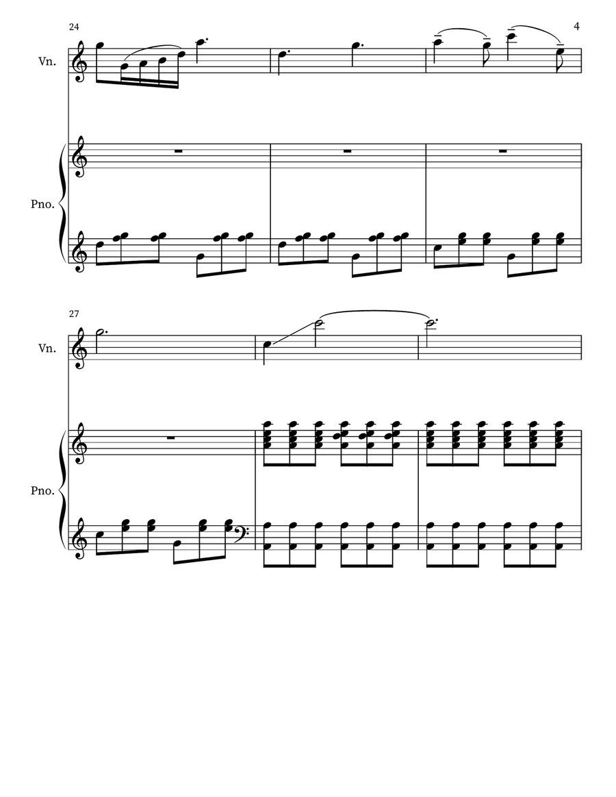 O Holy Night O Holy Night Violin Solo scores gallery preview page 4