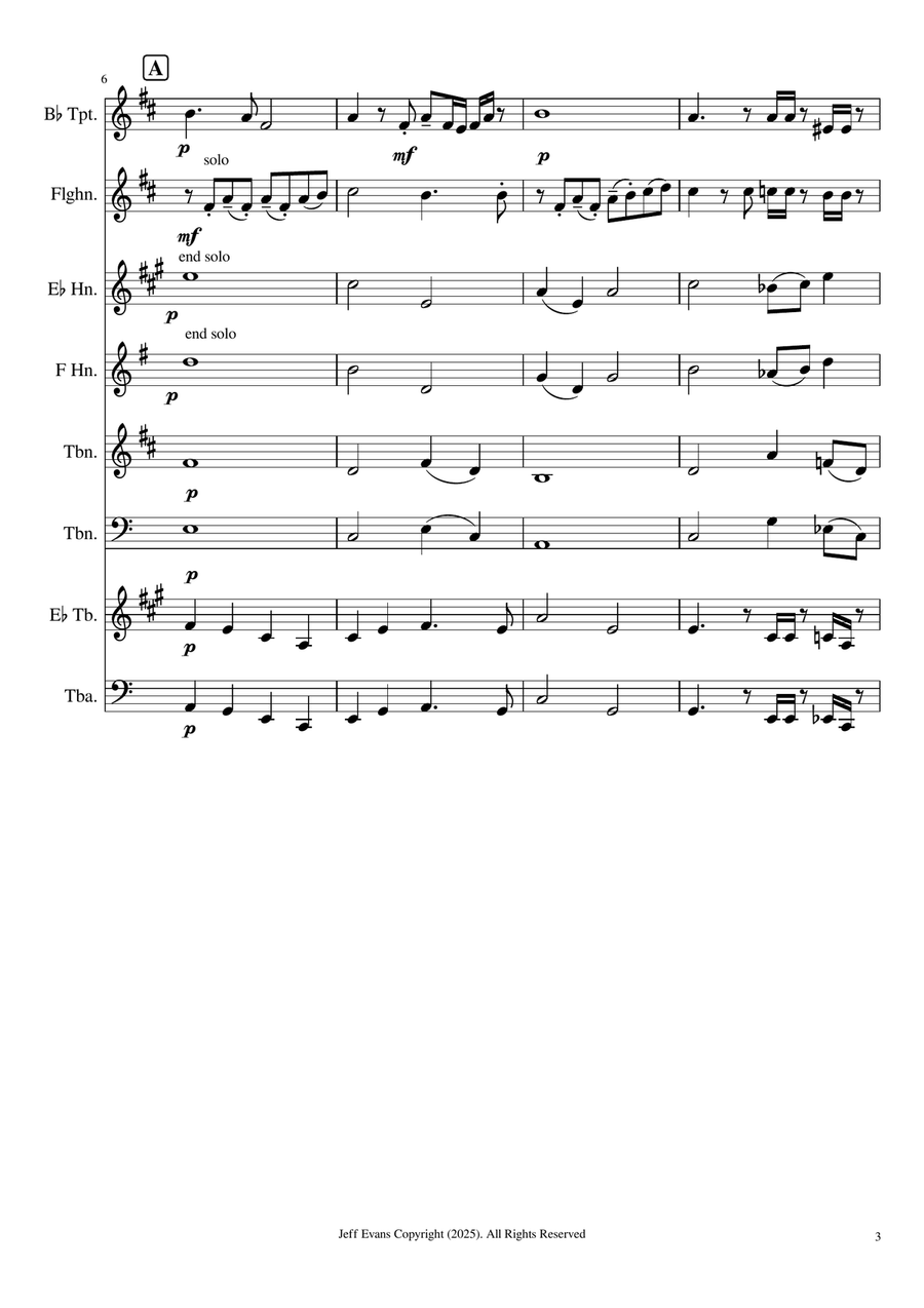 Know What I Mean Brass Quintet scores gallery preview page 3