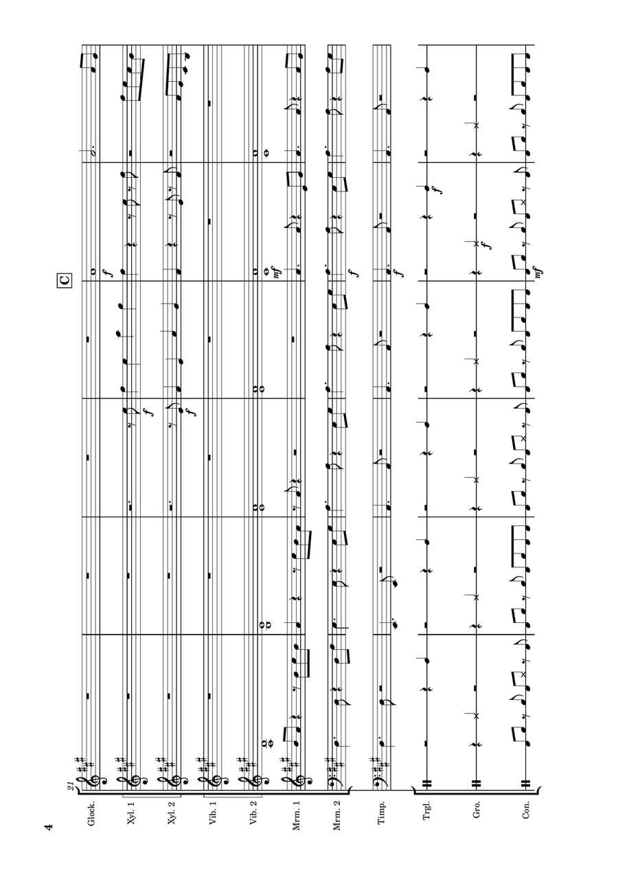 Stand By Me Stand By Me Percussion Ensemble scores gallery preview page 4