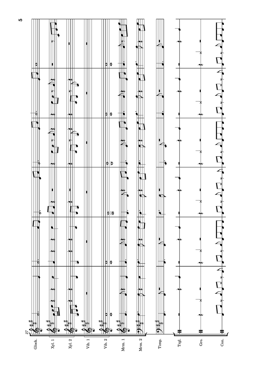 Stand By Me Stand By Me Percussion Ensemble scores gallery preview page 5