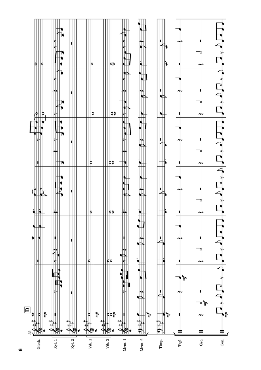 Stand By Me Stand By Me Percussion Ensemble scores gallery preview page 6