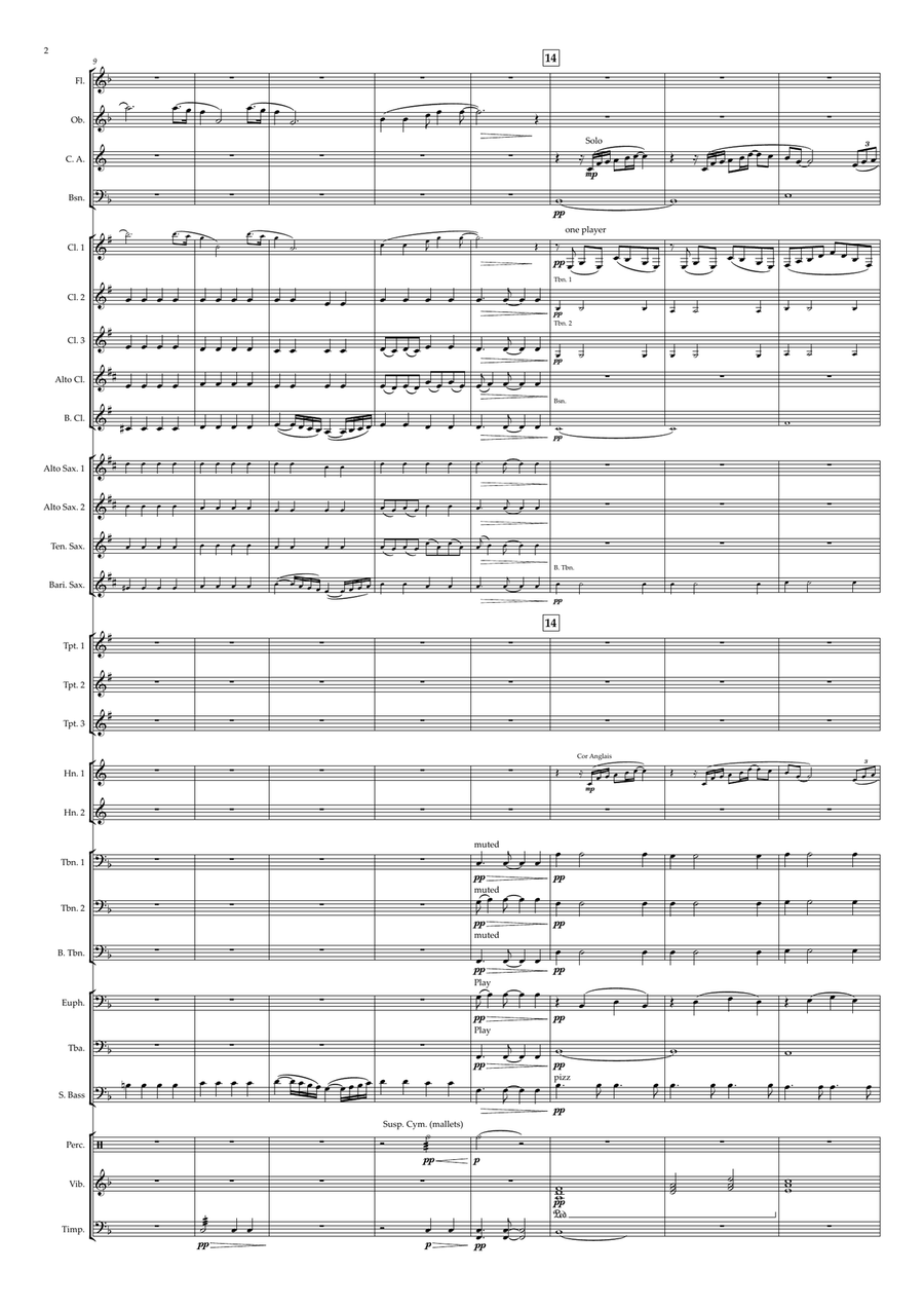My Love Classical Version Concert Band scores gallery preview page 2
