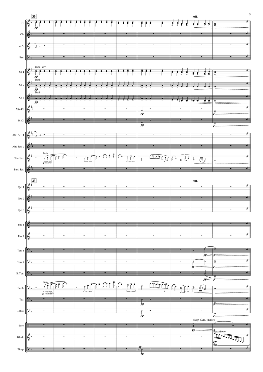 My Love Classical Version Concert Band scores gallery preview page 5