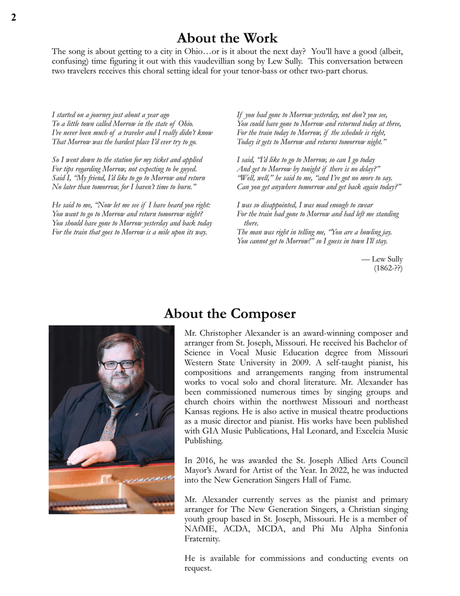 To Morrow (TB) To Morrow (TB) TB scores gallery preview page 2