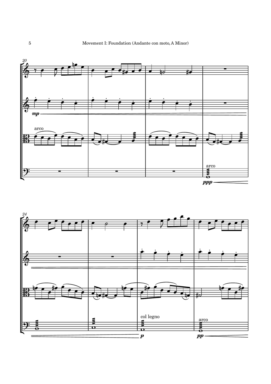 Op 7 No 4 Quartz String Quartet String Quartet scores gallery preview page 5