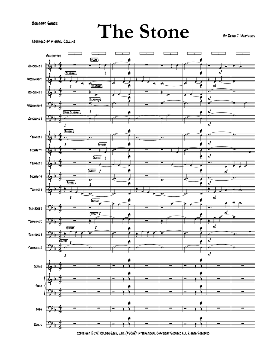 The Stone Jazz Ensemble scores gallery preview page 1