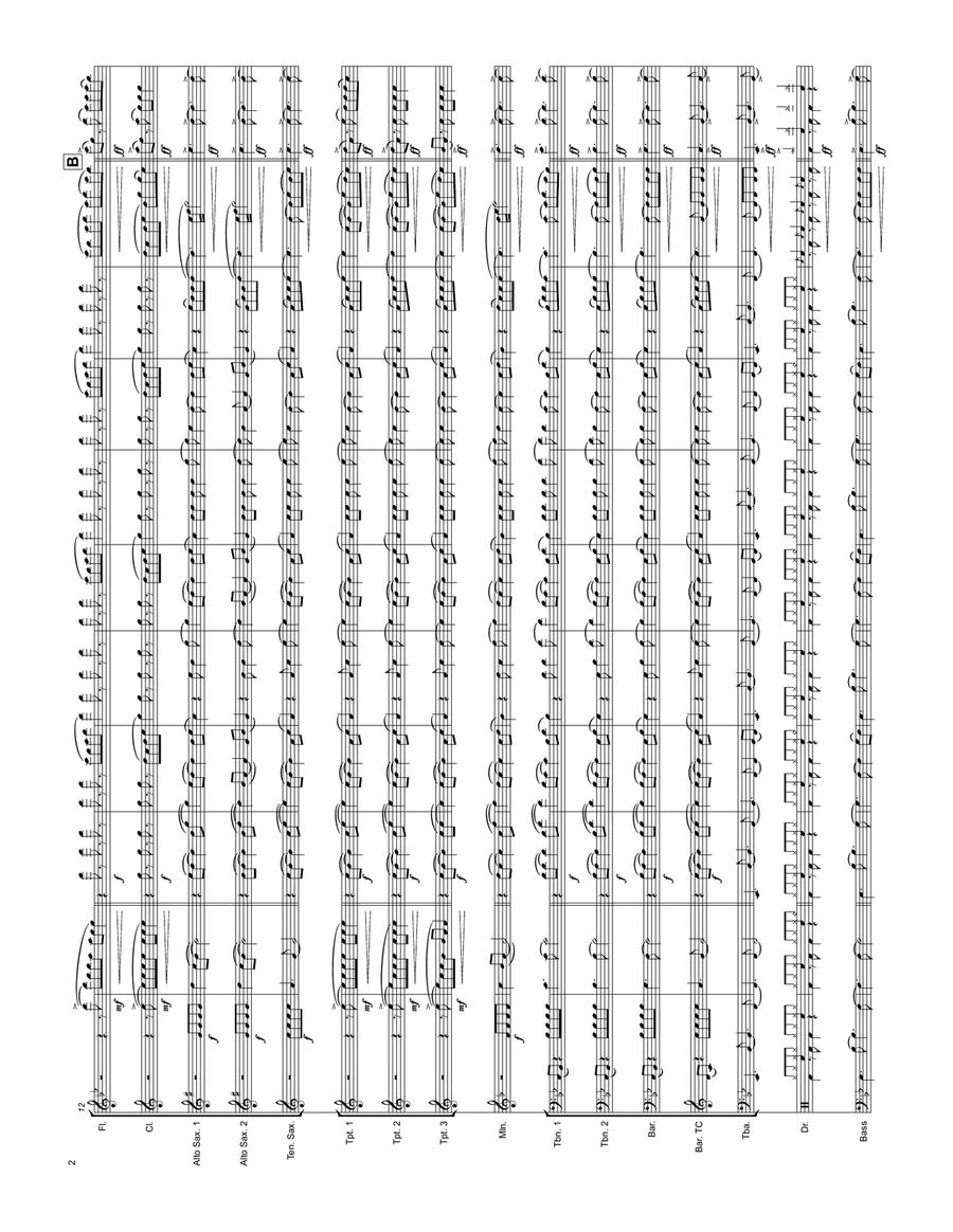 I Had Some Help I Had Some Help Marching Band scores gallery preview page 2