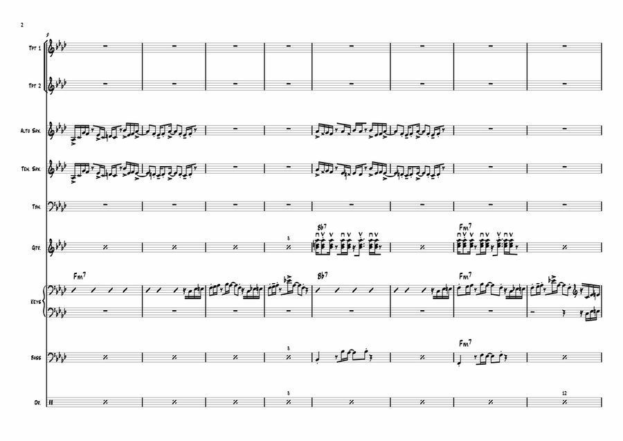 Pick Up The Pieces Jazz Ensemble scores gallery preview page 2