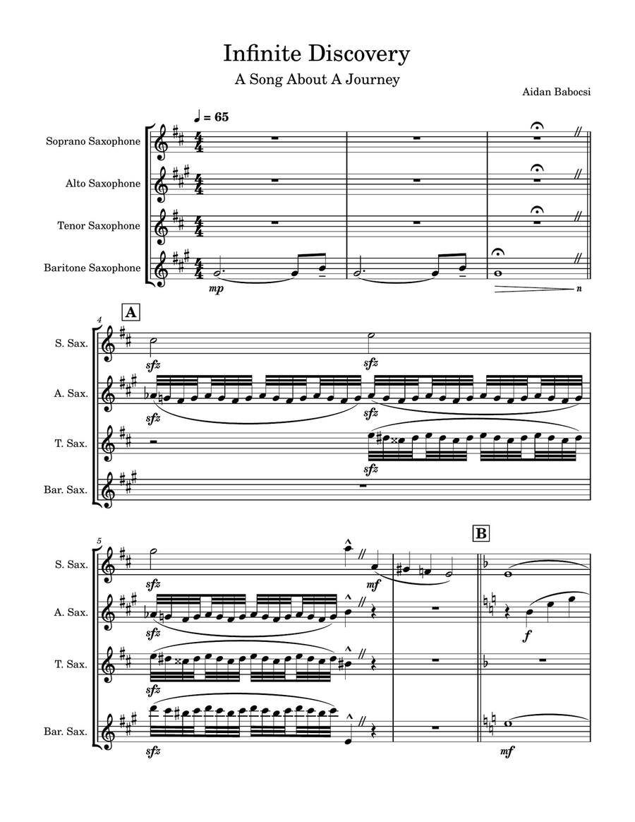 Infinite Discovery Woodwind Quintet scores gallery preview page 1