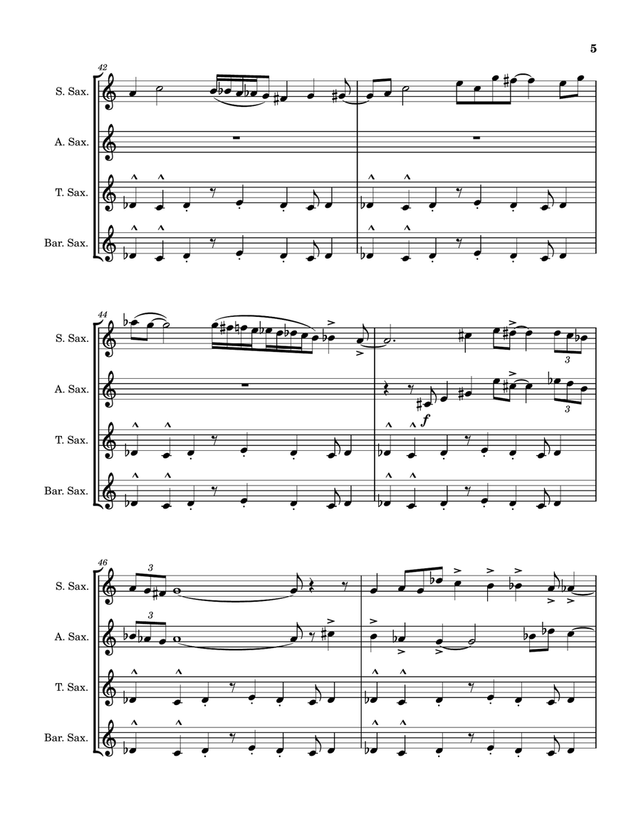 Infinite Discovery Woodwind Quintet scores gallery preview page 5