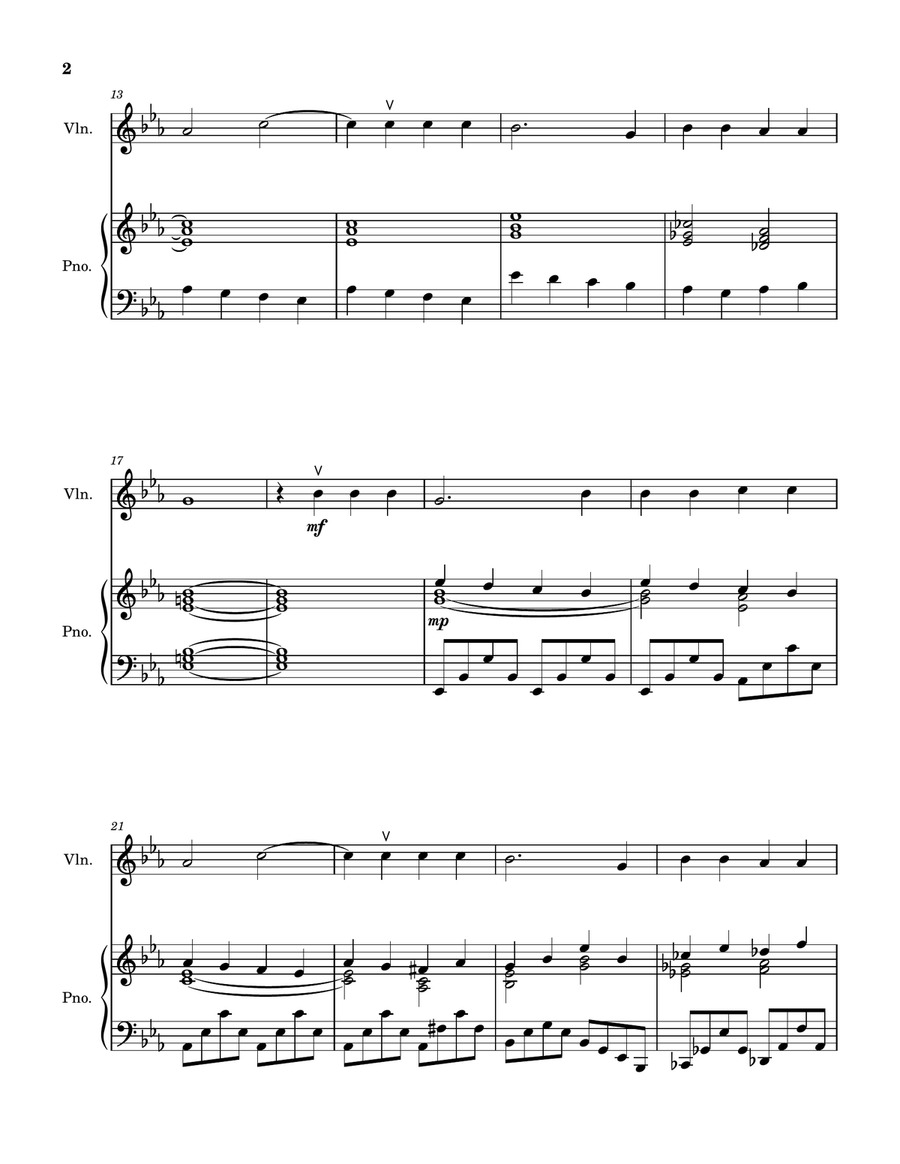 How Great Thou Art / It Is Well With My Soul Violin Solo scores gallery preview page 2