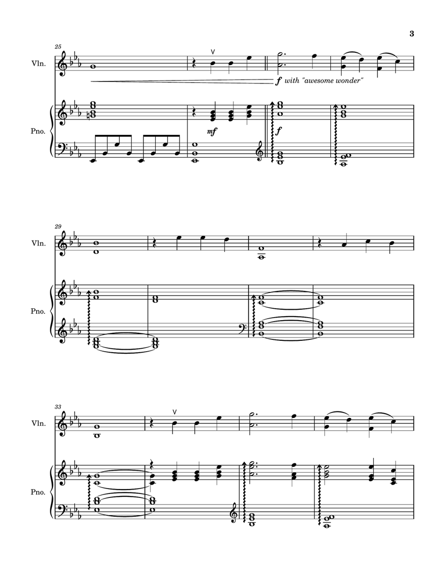 How Great Thou Art / It Is Well With My Soul Violin Solo scores gallery preview page 3