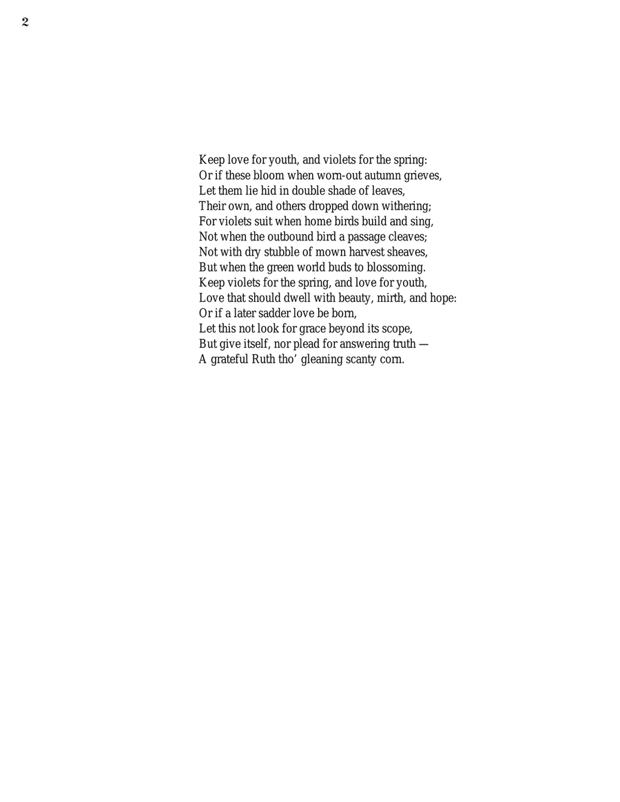 Autumn Violets Autumn Violets Piano, Vocal scores gallery preview page 2