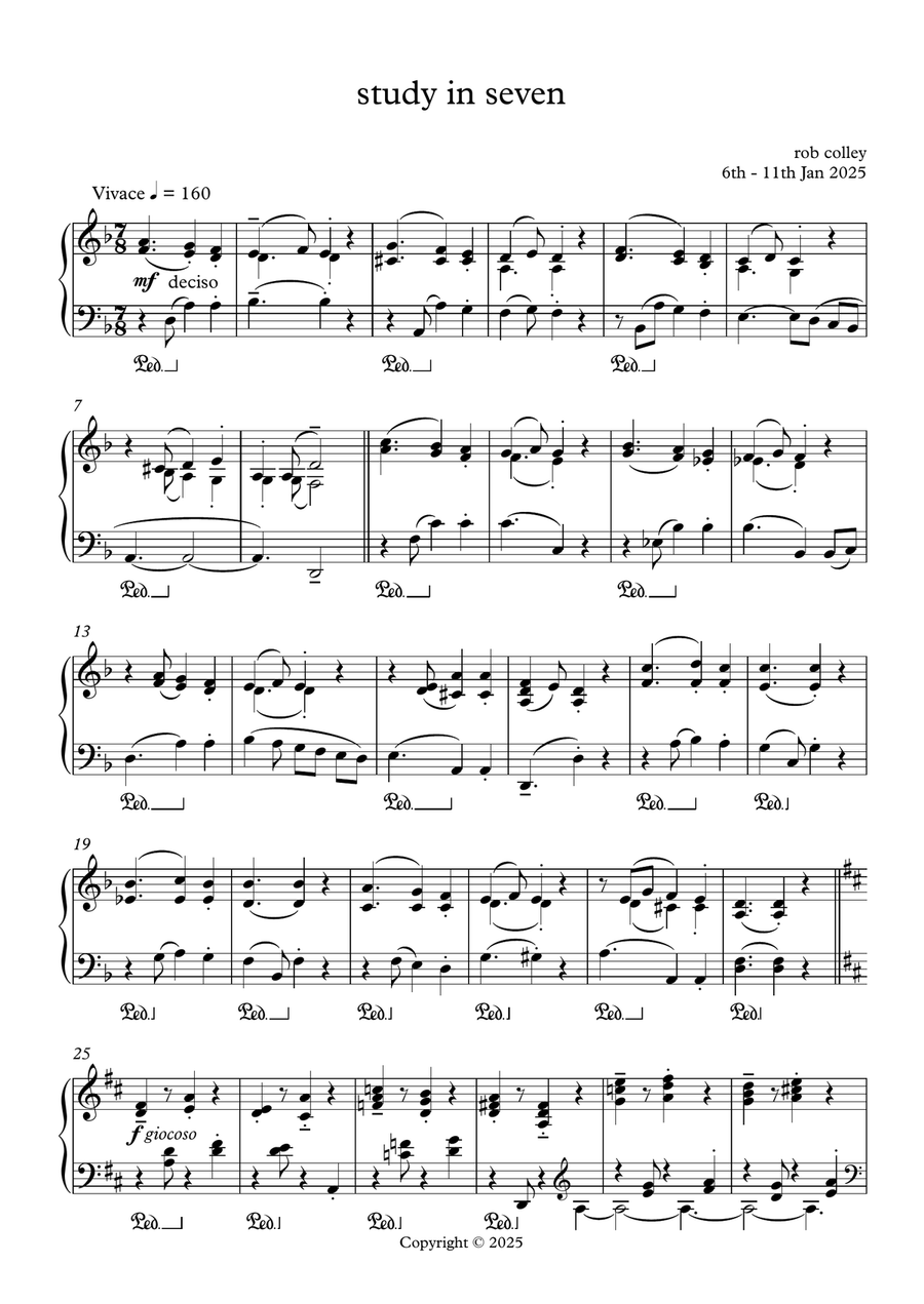 study in seven study in seven Piano Method scores gallery preview page 1