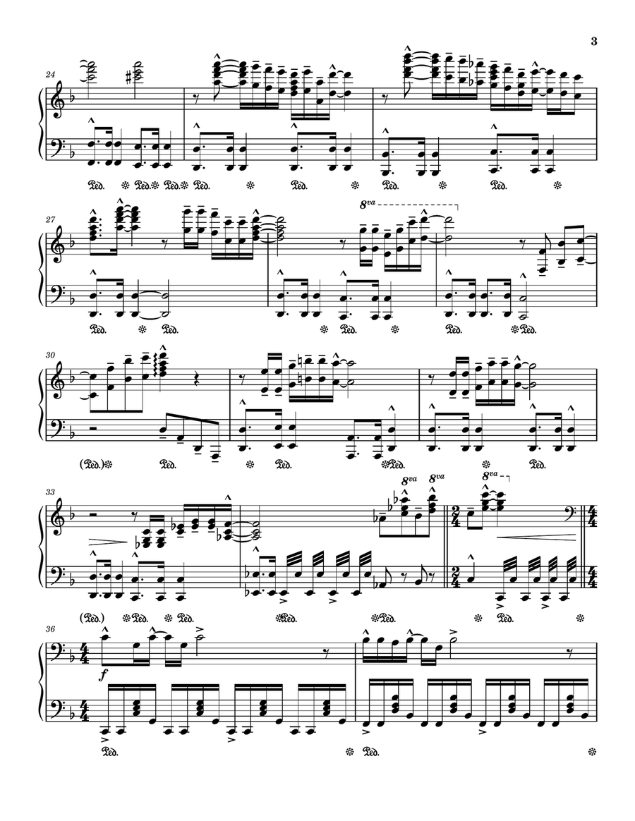 Hawaii Five-O Theme Hawaii Five-O Theme Piano Solo scores gallery preview page 3