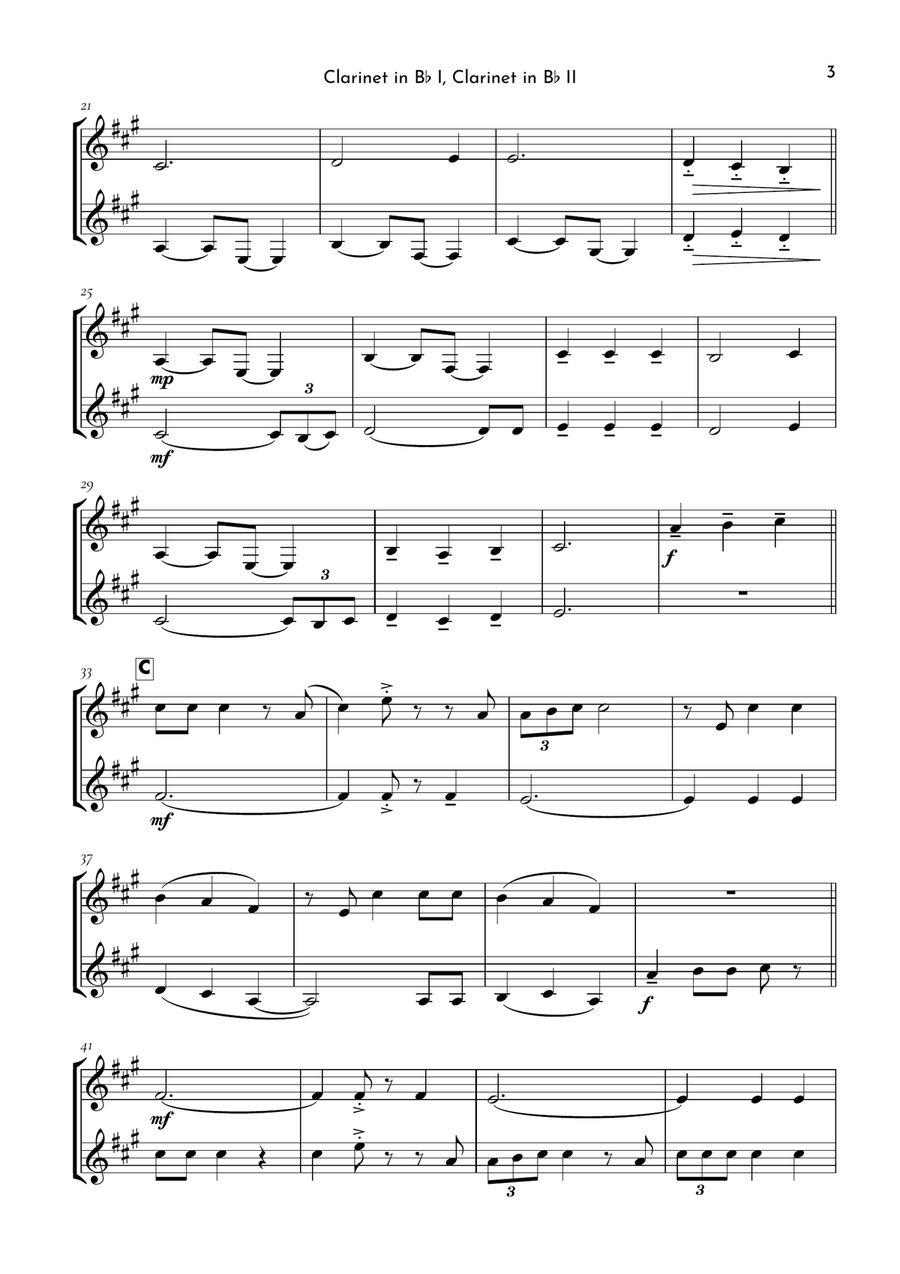 If I Ain't Got You If I Ain't Got You Clarinet Duet scores gallery preview page 3